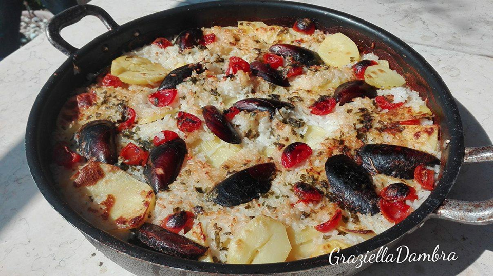 Tiella Barese Riso patate & Cozze-Apuliatv